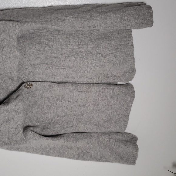 Sarah Spencer luxury feel wool angora big collar single button cardigan Sz large - Picture 3 of 7